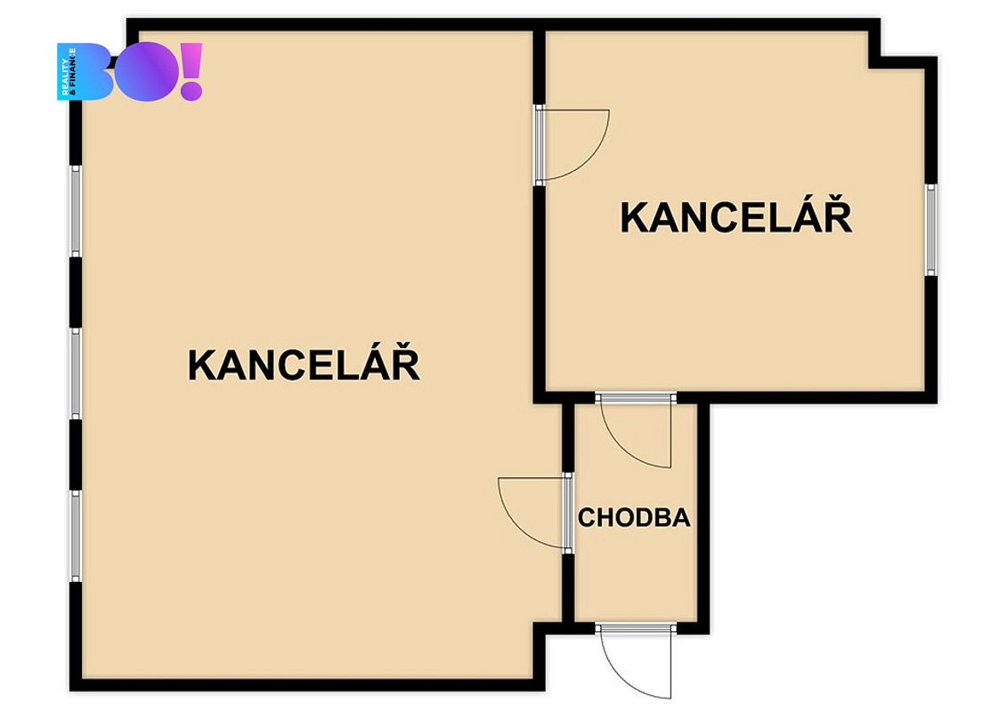 Pronájem kanceláře 64 m² – fotografie 2