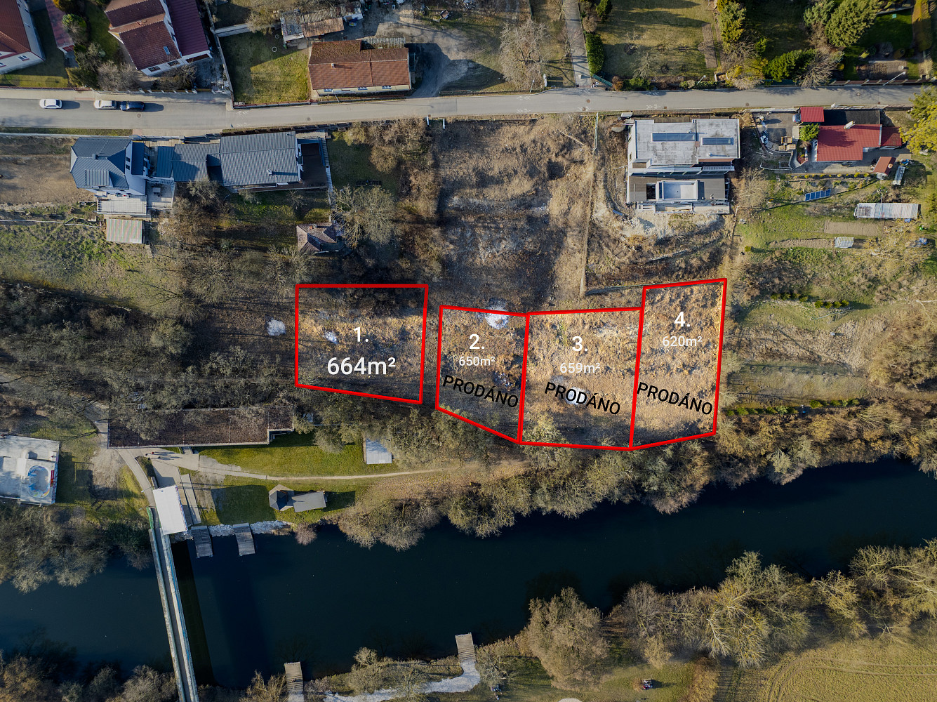 Prodej zahrady 644 m²