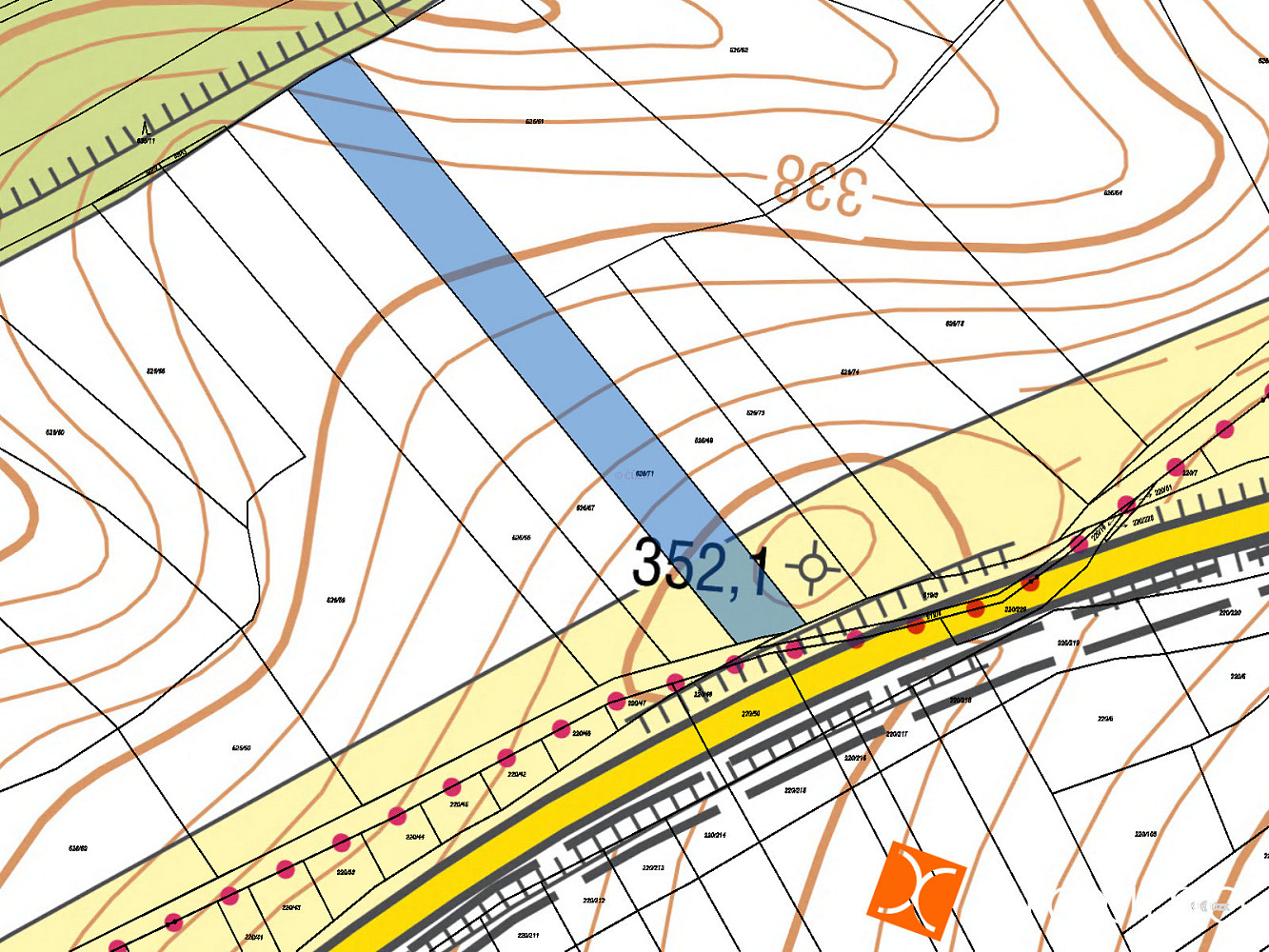 Prodej pole 1 725 m² — photo 3
