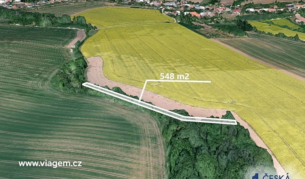 Prodej pole 548 m², Morkovice-Slížany – náhled fotky 2