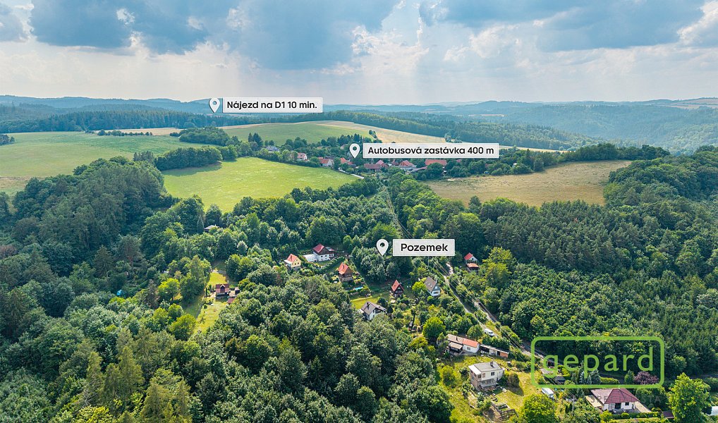 Prodej zahrady 753 m², Chocerady – náhled fotky 3