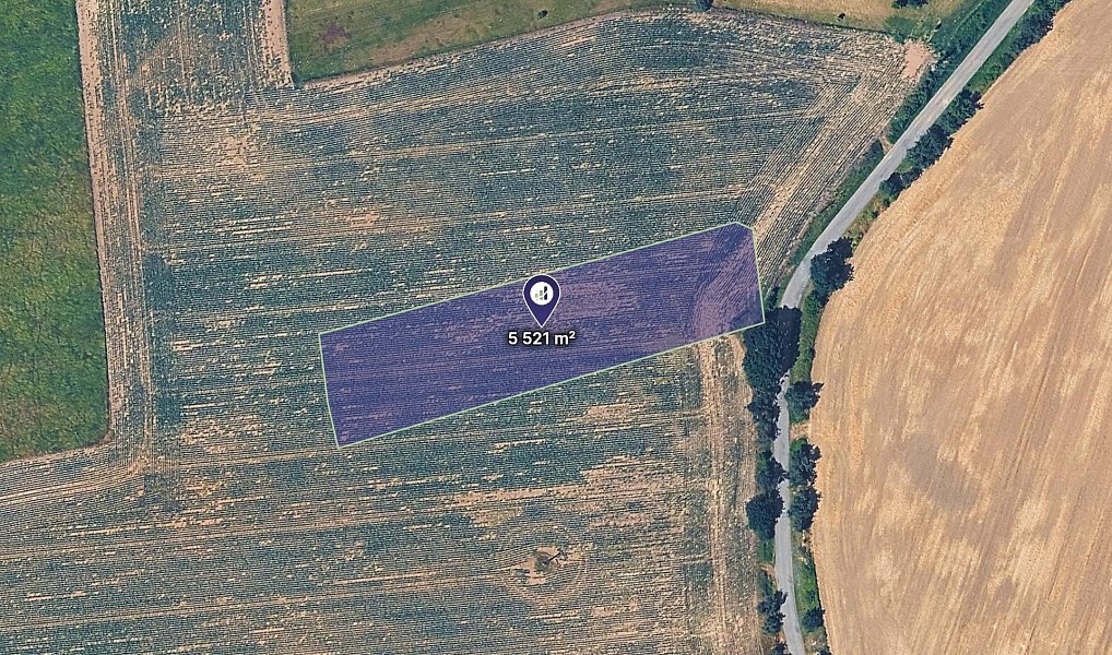 Prodej pozemku, 5521 m², Benešov, Bystřice