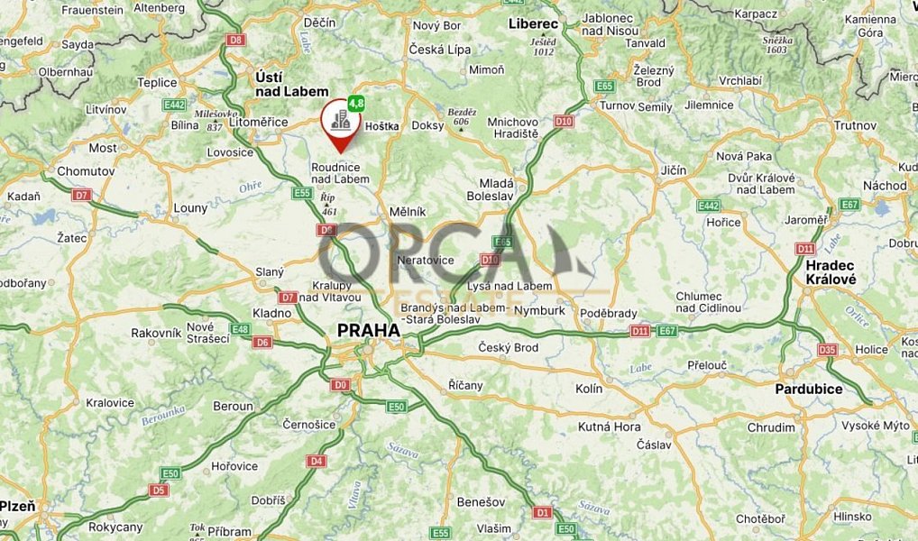 Prodej lesa 828 m², Hoštka – náhled fotky 3