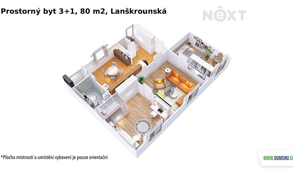 Prodej bytu 3+1 80 m², Moravská Třebová – náhled fotky 22