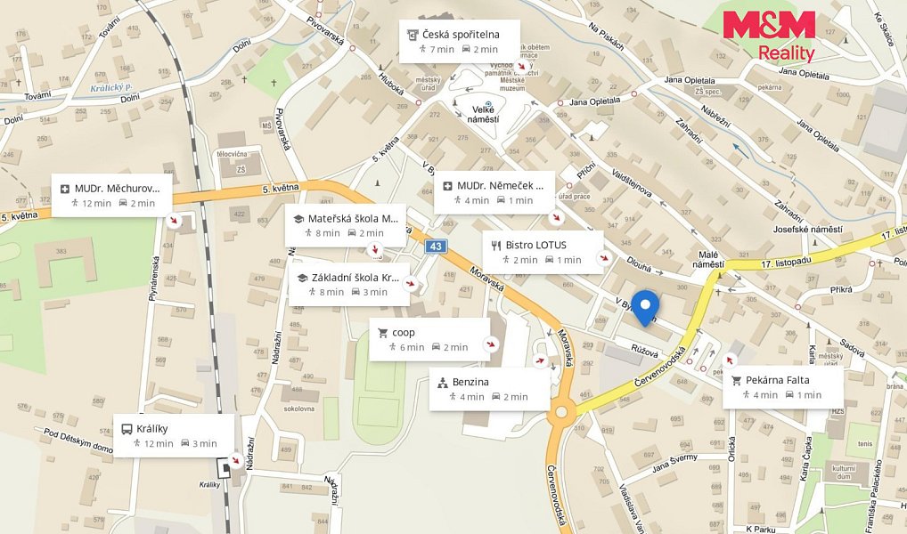 Pronájem bytu 2+1 42 m², Králíky – náhled fotky 8