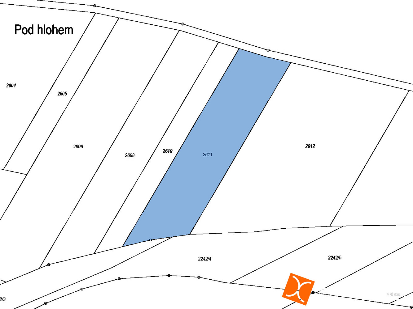 Prodej komerčního pozemku 222 m² – fotografie 2