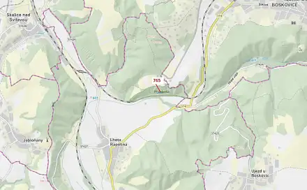Dražba lesa 1 793 m², Lhota Rapotina