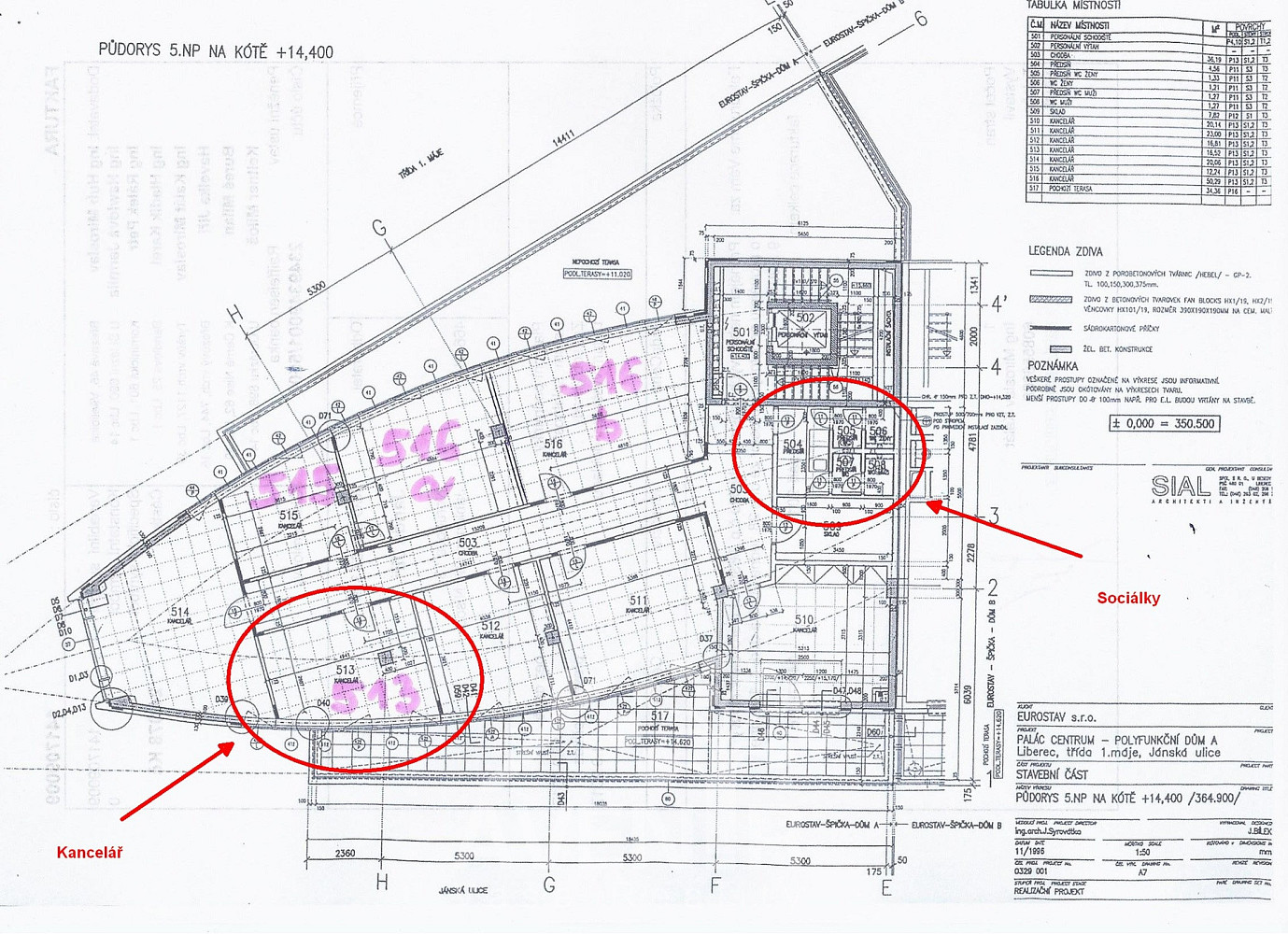 Pronájem kanceláře 22 m² – pohled 6