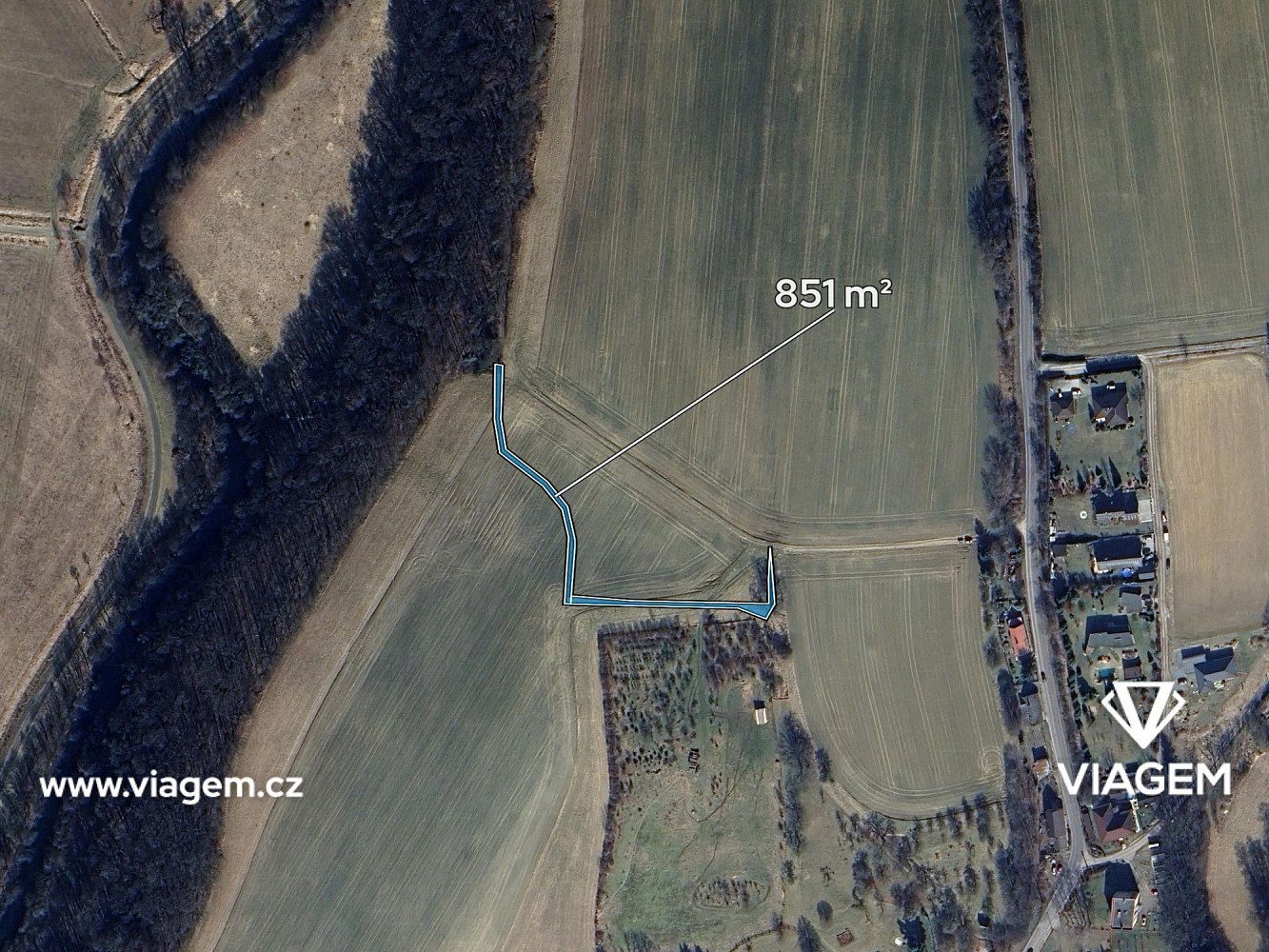 Prodej pole 425 m² – fotografie 2