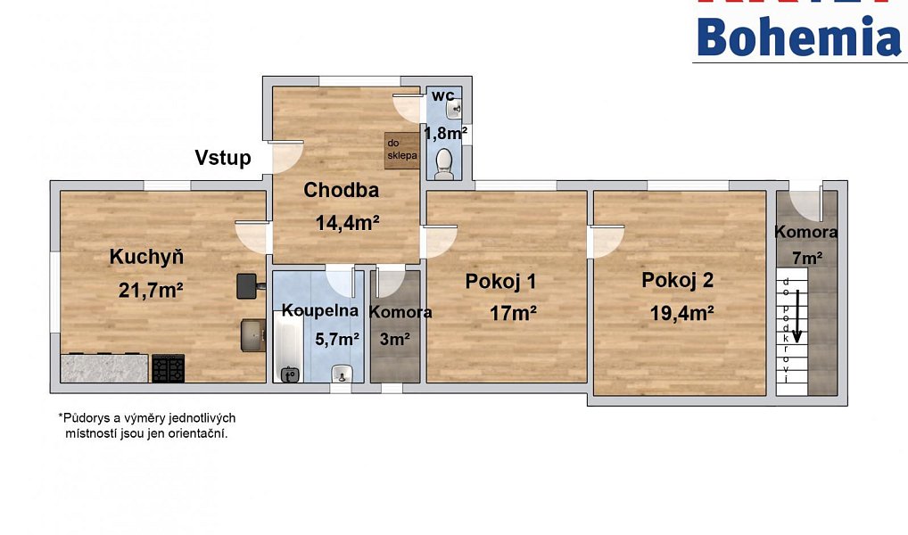 Prodej domu 117 m² s pozemkem 517 m², Opolany – náhled fotky 6