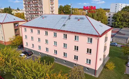 Pronájem bytu 1+1 28 m², Na Okrouhlíku, Pardubice - Bílé Předměstí