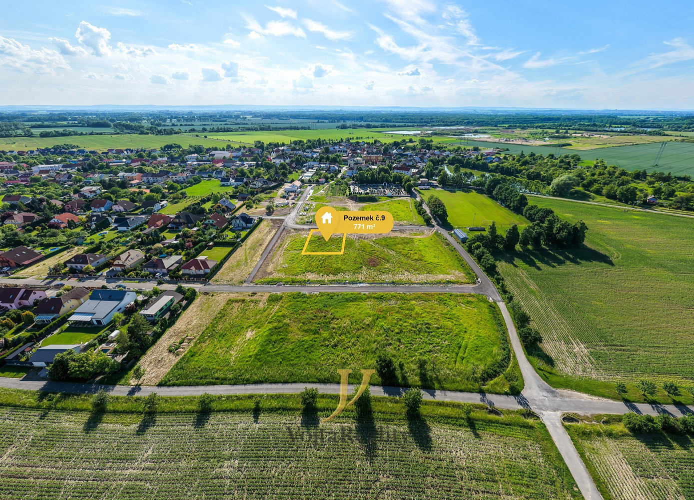 Prodej stavebního pozemku 771 m²