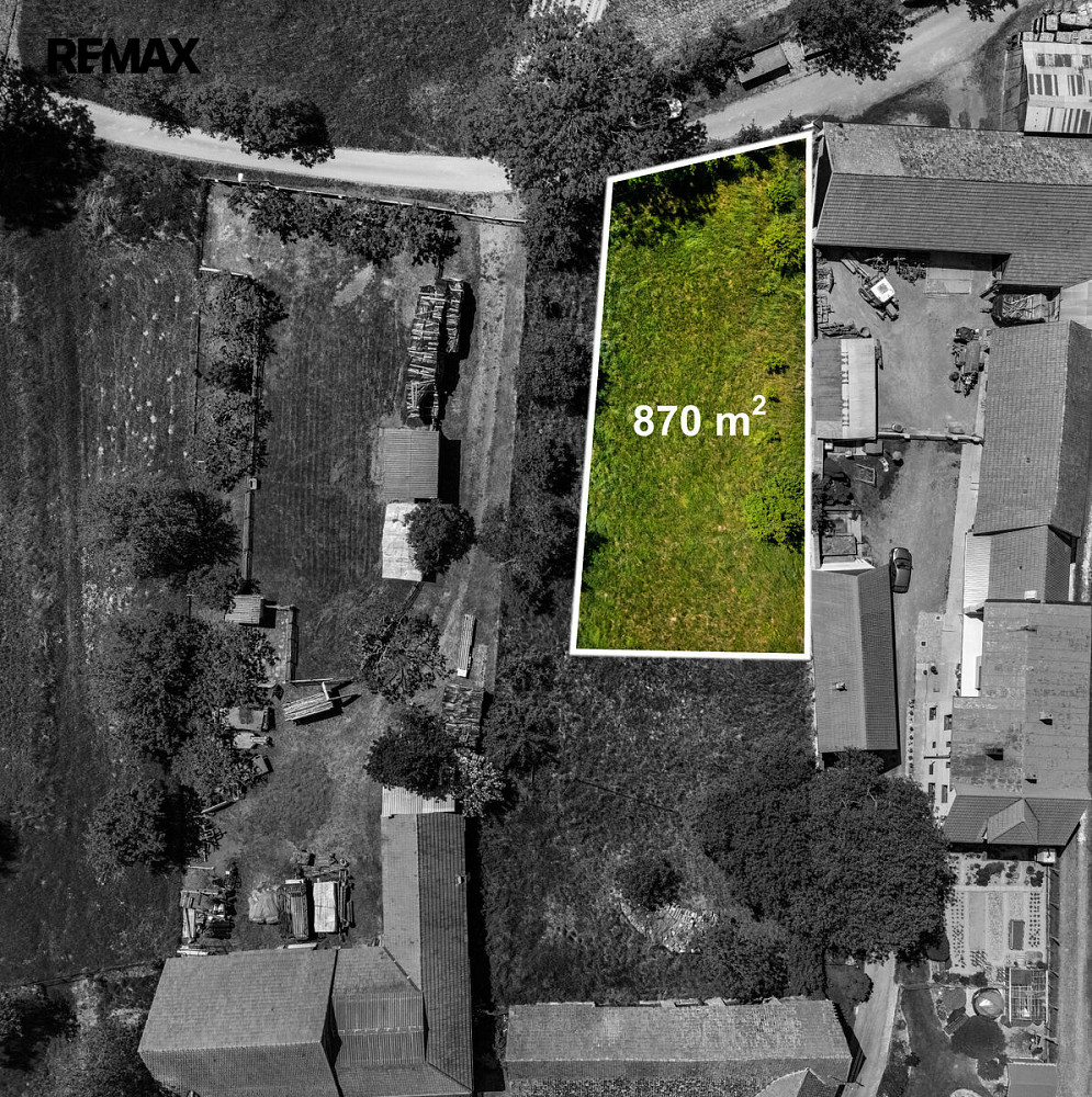 Prodej stavebního pozemku 870 m² – fotografie 4
