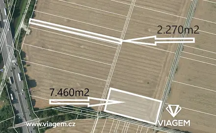 Prodej pole 2 432 m², Brno