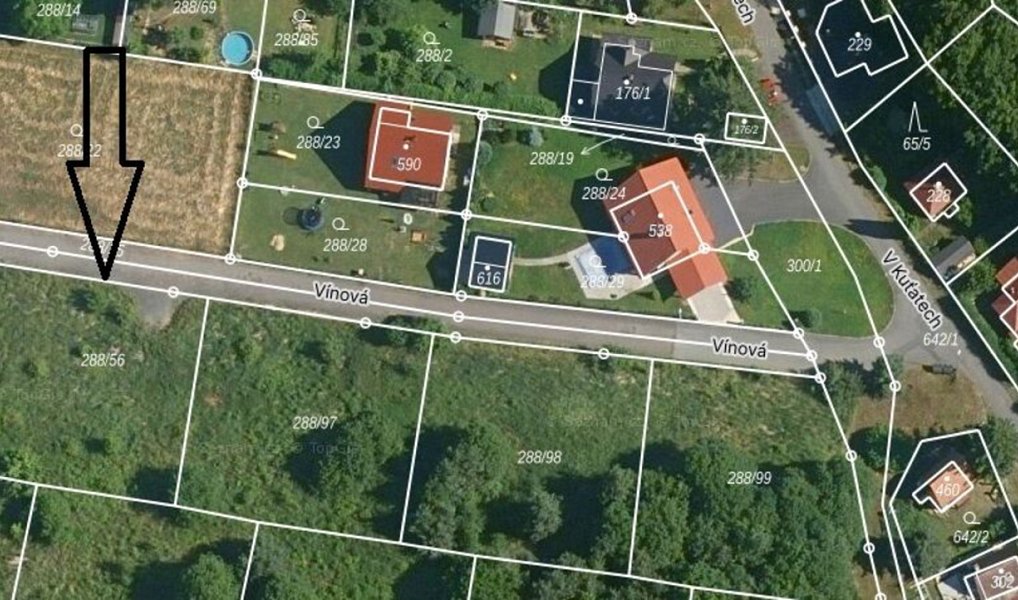 Prodej stavebního pozemku 1 000 m², Březí – náhled fotky 15