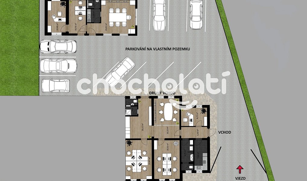 Prodej kanceláře 157 m², Pardubice – náhled fotky 3