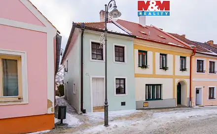 Prodej domu 80 m² s pozemkem 51 m², Zámecká, Jemnice, okres Třebíč