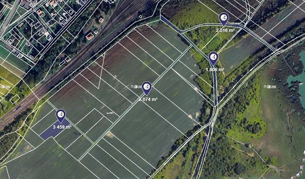 Prodej pole 2 890 m², Bohumín – náhled fotky 2