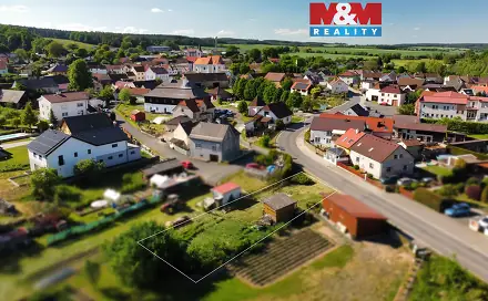 Prodej stavebního pozemku 392 m², Milavče, okres Domažlice