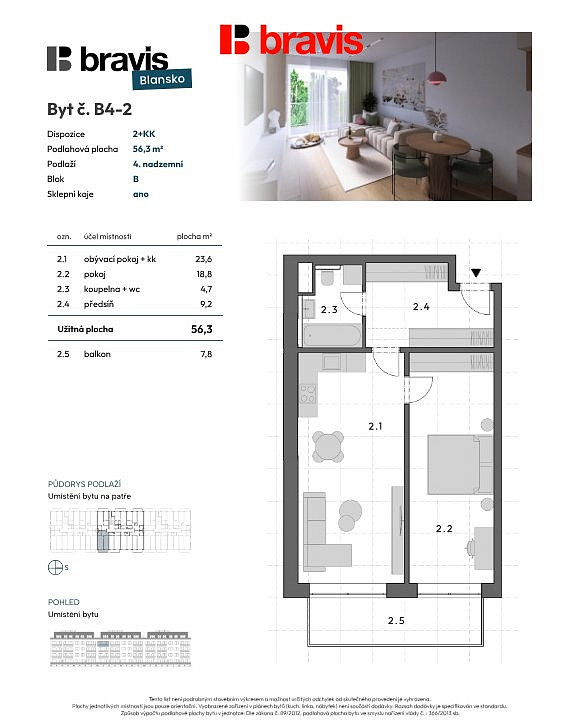 Prodej bytu 3+kk 78 m² – fotografie 2