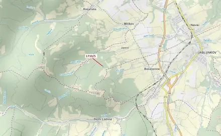 Dražba lesa 3 528 m², Milíkov