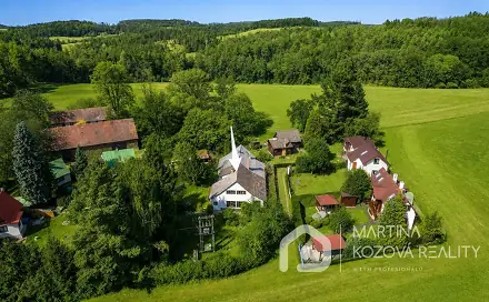 Prodej chaty/chalupy 220 m² s pozemkem 1 564 m², Křečovice - Lhotka, okres Benešov
