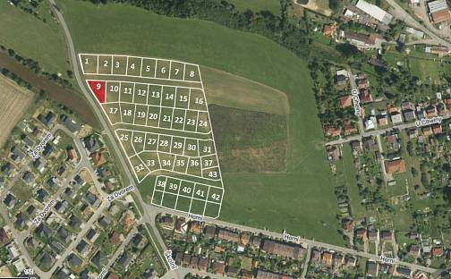 Prodej stavebního pozemku 675 m², Za Dvorem, Luka nad Jihlavou, okres Jihlava