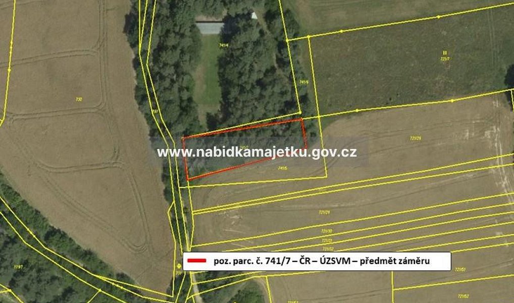 Prodej pozemku 1 221 m², Obora – náhled fotky 4