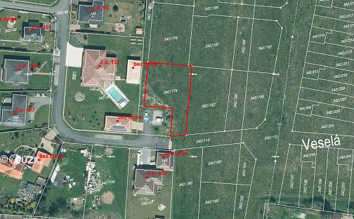 Prodej stavebního pozemku 845 m², Veselá, okres Rokycany
