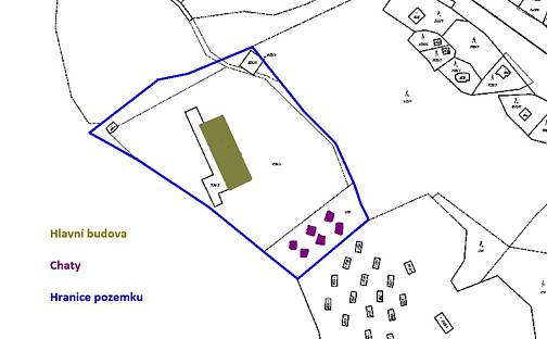 Prodej stavebního pozemku 17 359 m², Sázava, okres Benešov