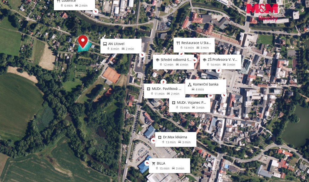 Prodej stavebního pozemku 1 271 m², Litovel – náhled fotky 7