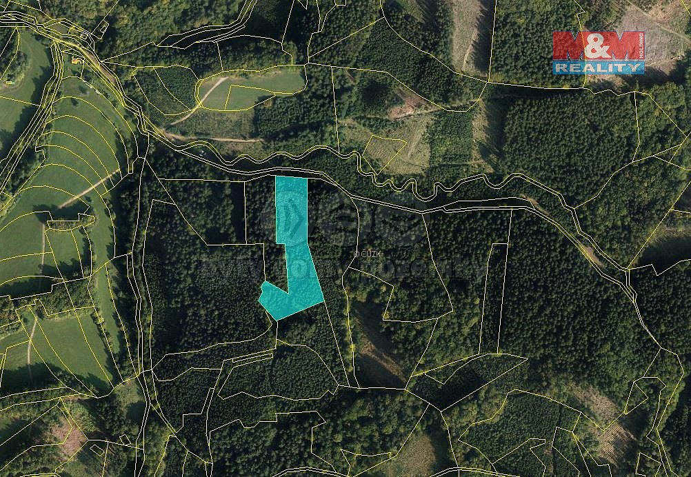 Prodej lesa 11 334 m²