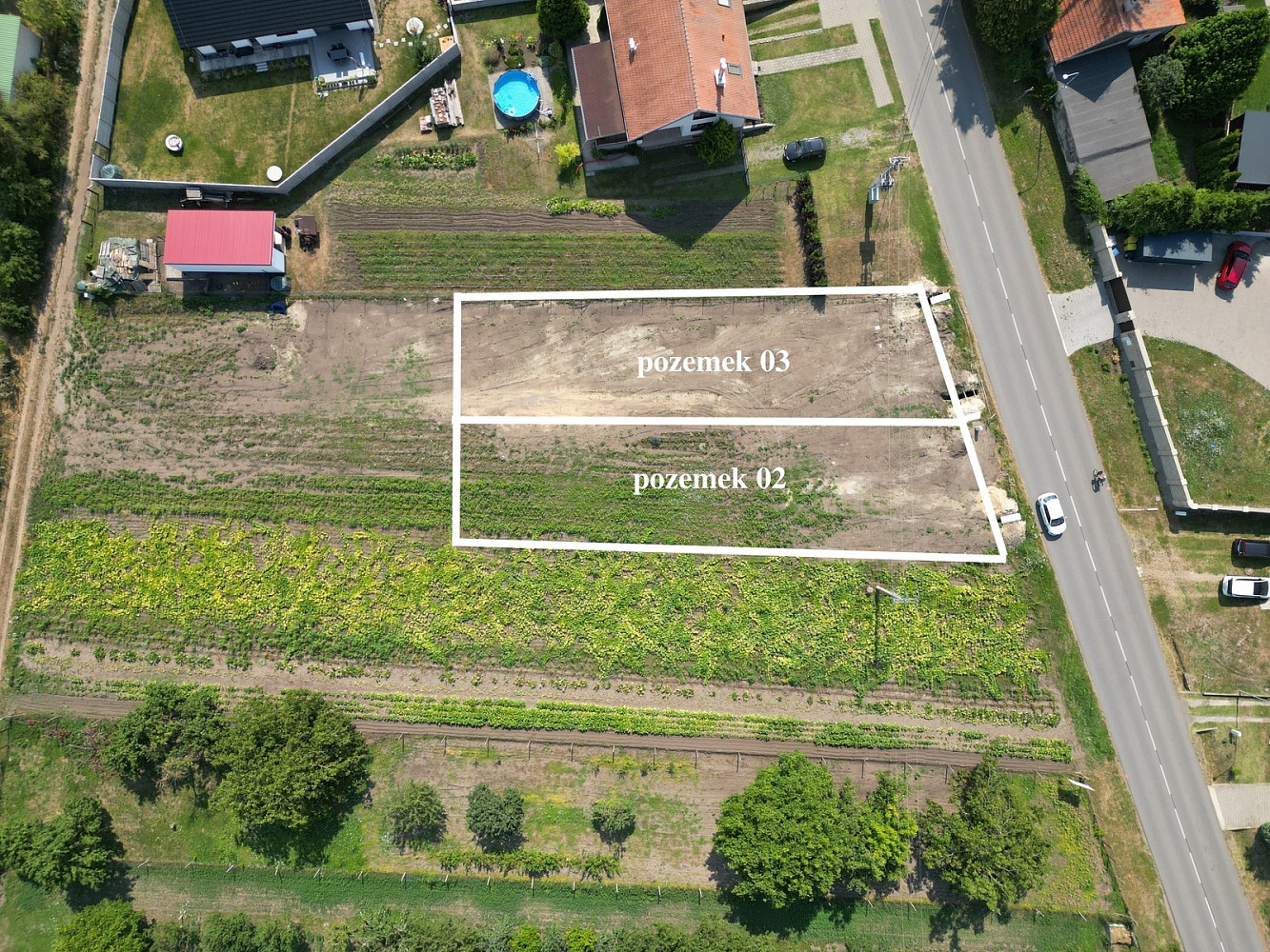 Prodej stavebního pozemku 625 m² – fotografie 3