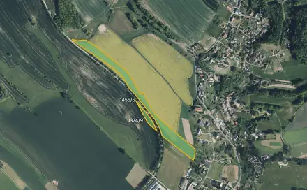 Prodej pole 19 812 m², Dubnice, okres Česká Lípa