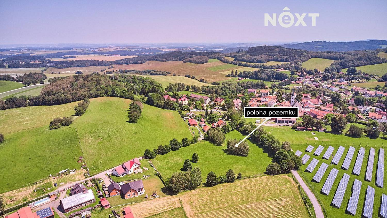 Prodej stavebního pozemku 1 137 m² – pohled 2
