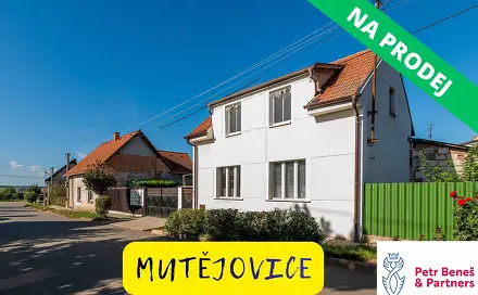 Prodej domu 77 m² s pozemkem 348 m², 1. máje, Mutějovice, okres Rakovník