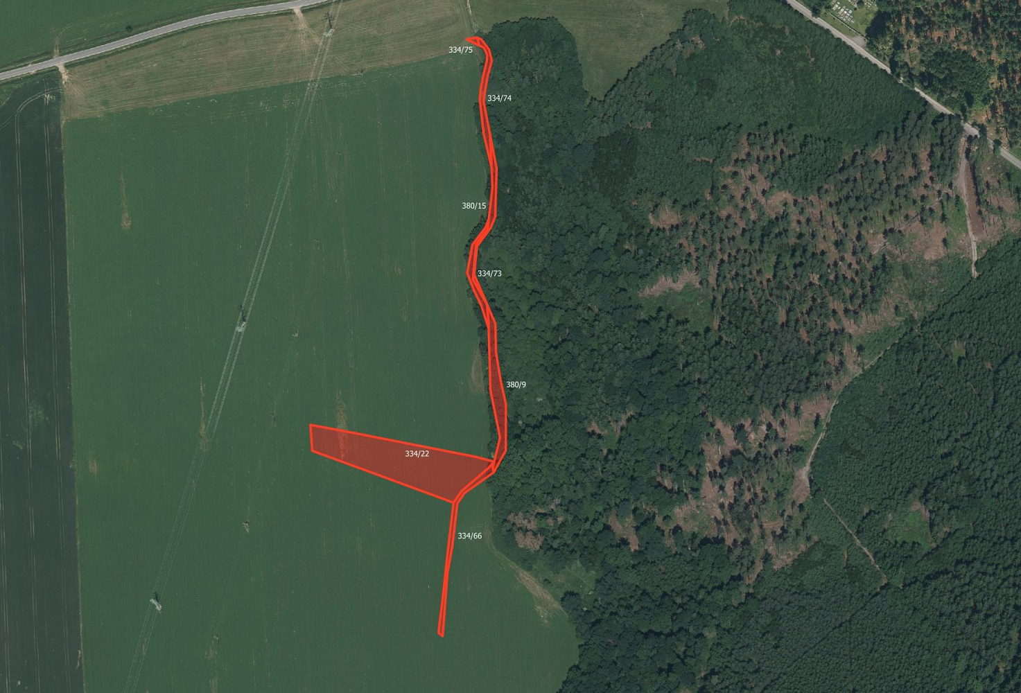 Prodej pole 49 441 m² – fotografie 2