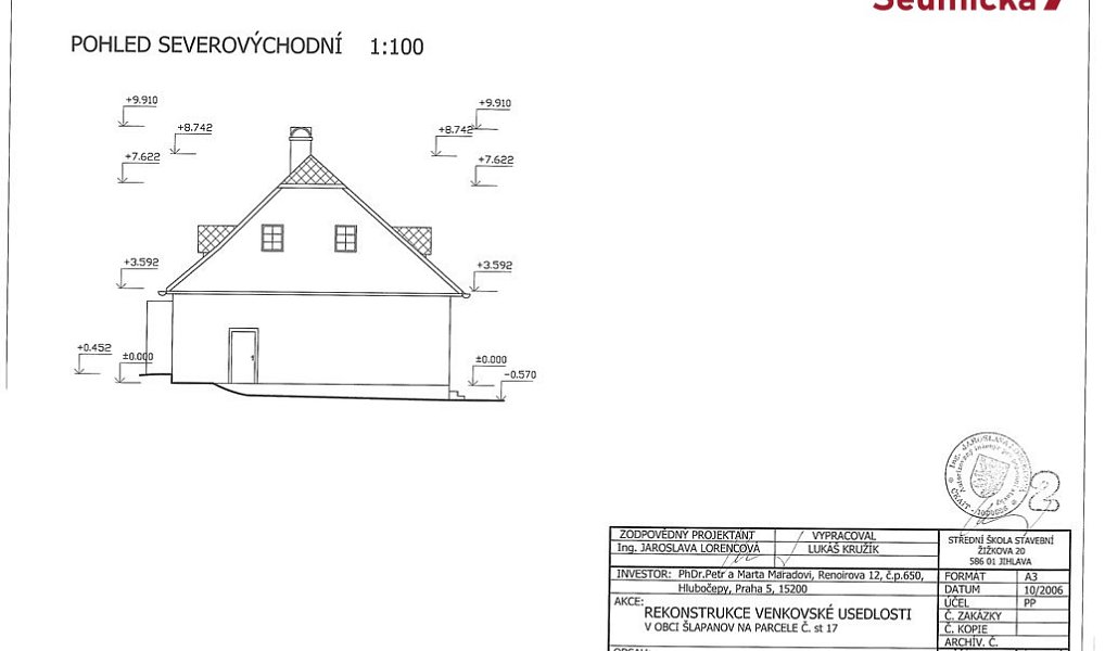 Prodej domu 110 m² s pozemkem 2 460 m², Šlapanov – náhled fotky 41