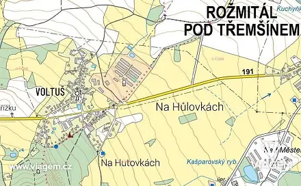 Prodej stavebního pozemku 11 m², Rožmitál pod Třemšínem, okres Příbram