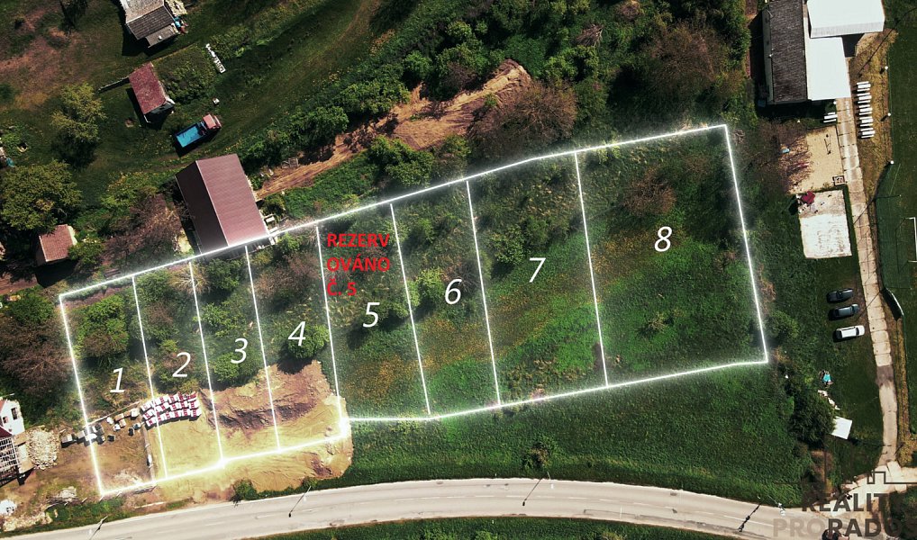 Prodej stavebního pozemku 633 m², Kyjov – náhled fotky 2