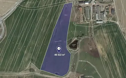 Prodej louky 46 522 m², Zvěrotice, okres Tábor