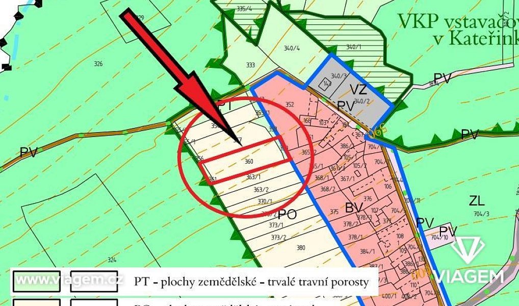 Prodej zahrady 1 332 m², Vyklantice – náhled fotky 5