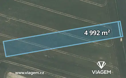 Prodej pole 624 m², Čilec, okres Nymburk