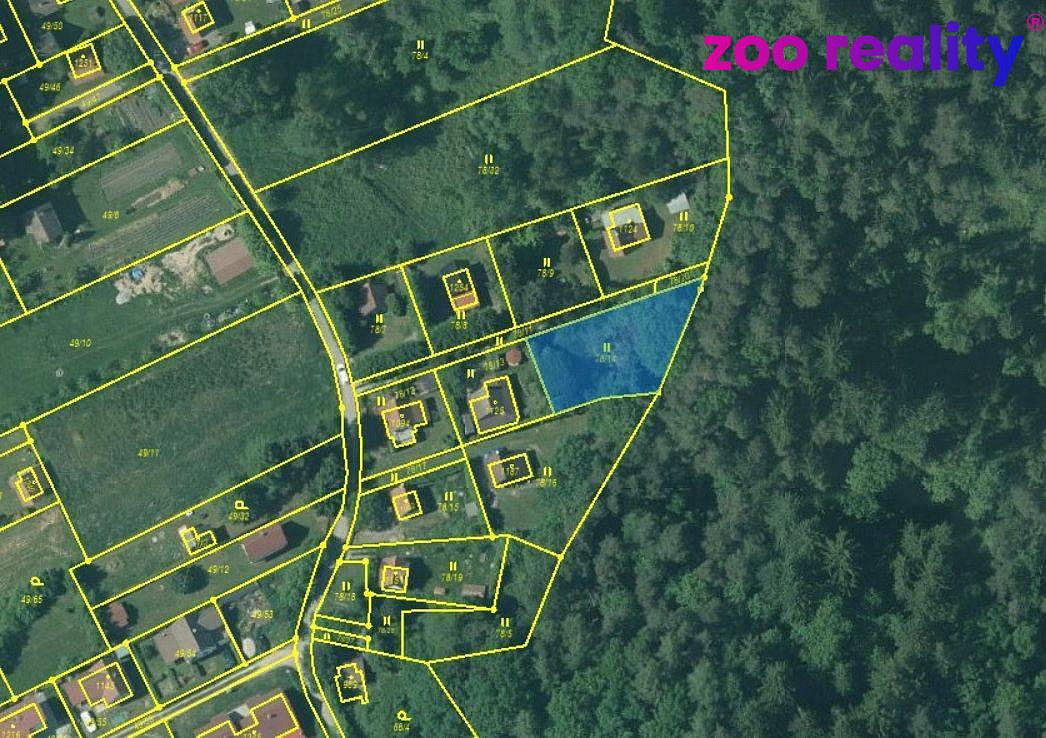 Prodej stavebního pozemku 665 m²
