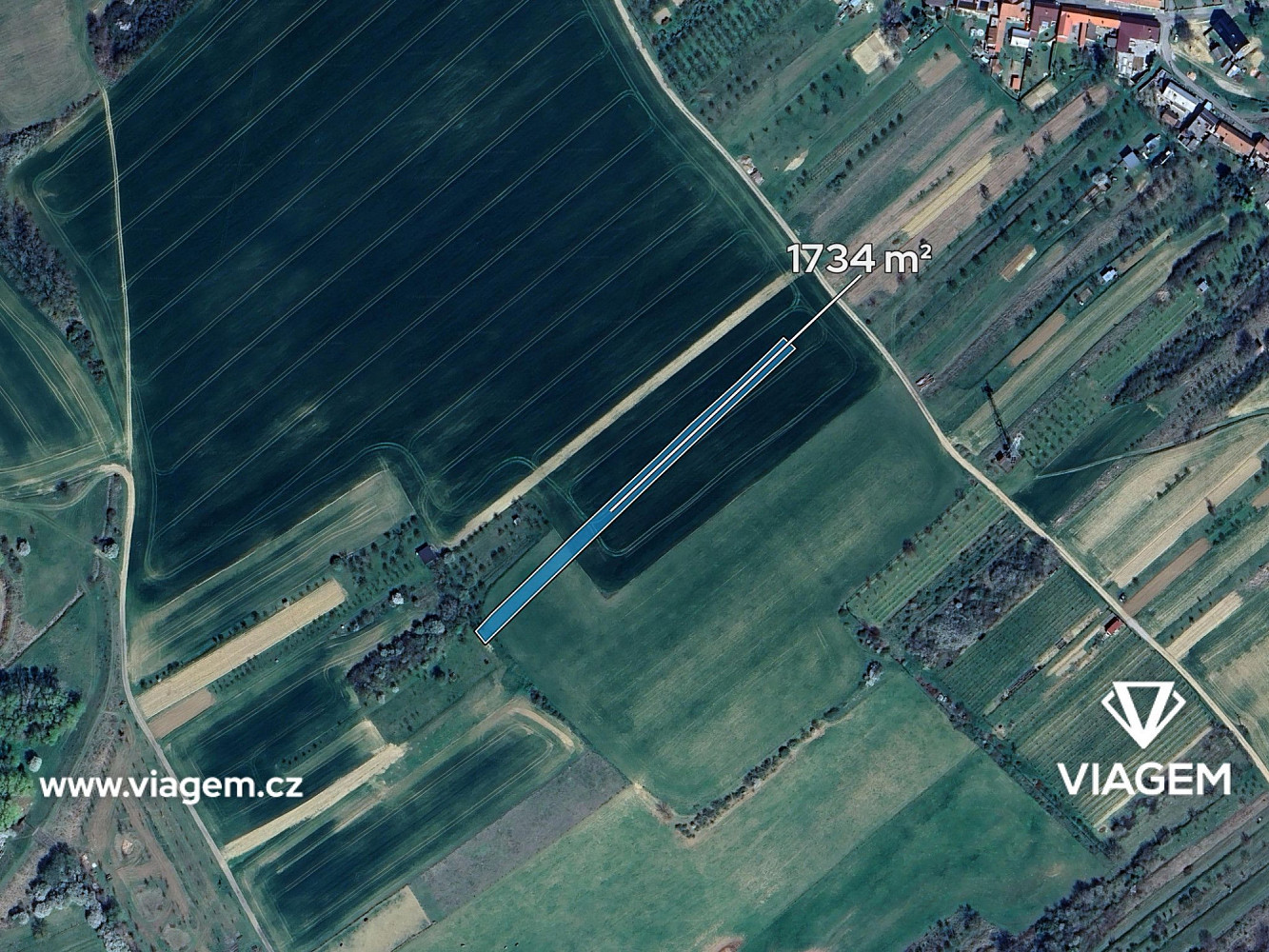 Prodej pole 433 m² – fotografie 2