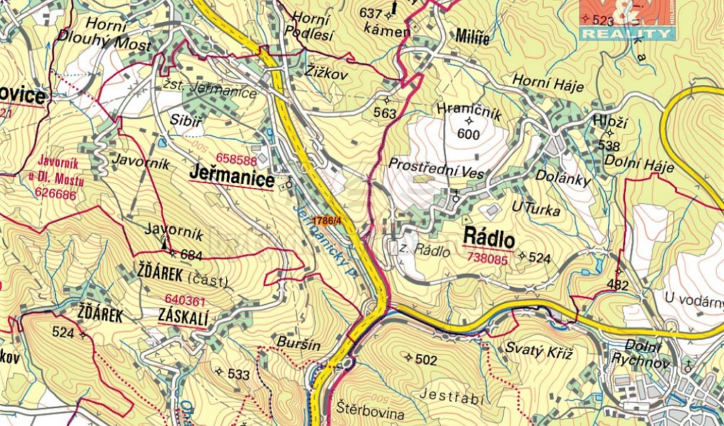 Prodej louky 3 112 m², Jeřmanice – náhled fotky 2
