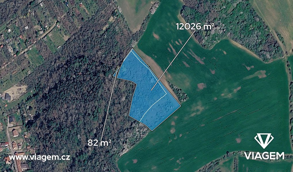 Prodej pole 3 027 m², Kyjov – náhled fotky 2