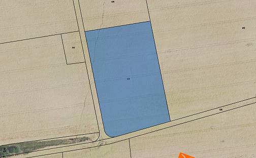 Prodej pole 1 360 m², Lidice, okres Kladno