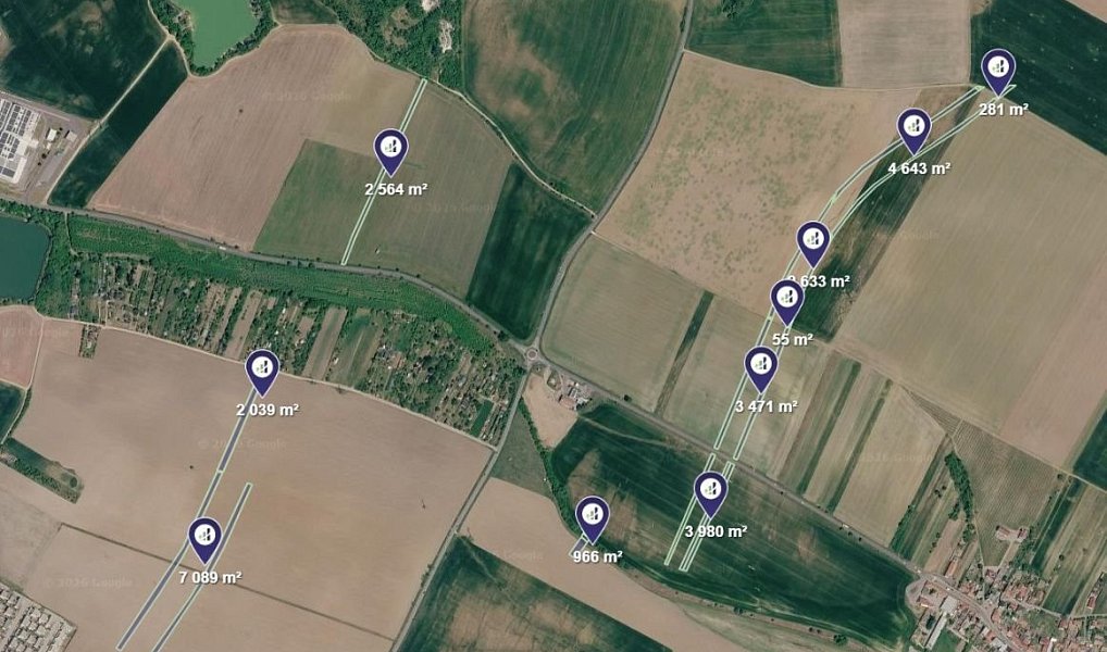 Prodej pole 68 811 m², Kuchařovice – náhled fotky 3