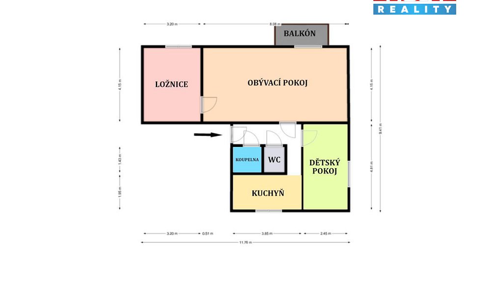 Prodej bytu 3+1 65 m², Kopidlno – náhled fotky 6
